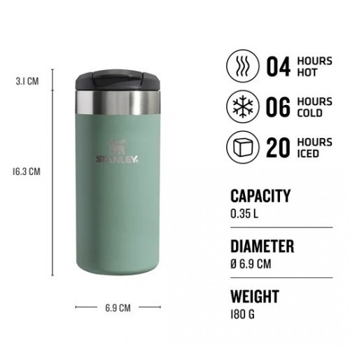 თერმოსი STANLEY 12OZ TRANSIT AEROLGHT MUG
