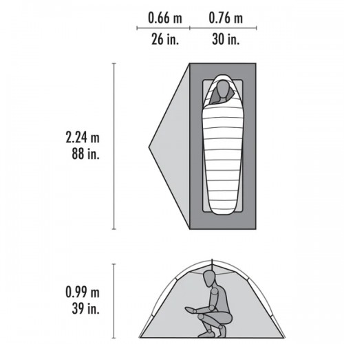 კარავი MSR Elixir 1 person Tent
