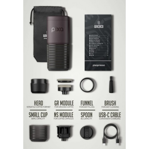 Wacaco Pixapresso | Electric Portable Espresso Maker