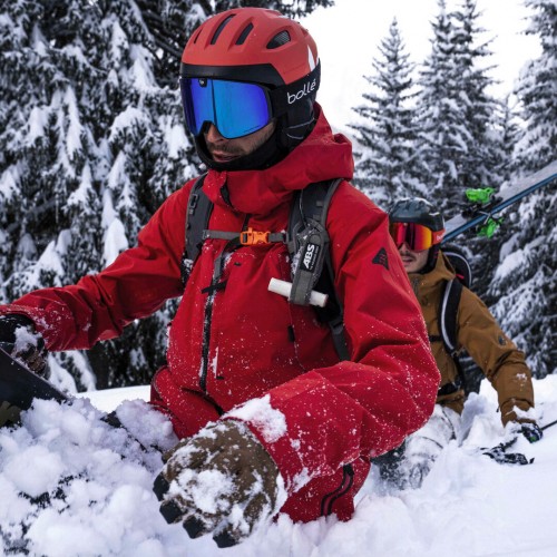 Bolle Goggles NEVADA NEO Black Matte - Phantom+ Blue Semi-Polarized Photochromic Cat 1 to 3 & Light Lemon Cat 0