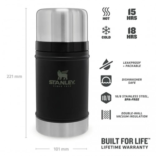 Stanley 24OZ CLASSIC VAC FJ M.BLACK