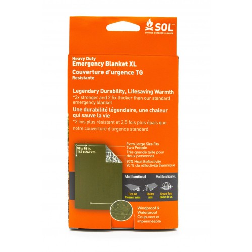 საგანგებო საძილე SOL Heavy Duty Emergency Blanket OD Green