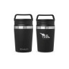 STANLEY 236ml SHORT TRAVEL MUG MATTE BLACK Tbilisi Logo