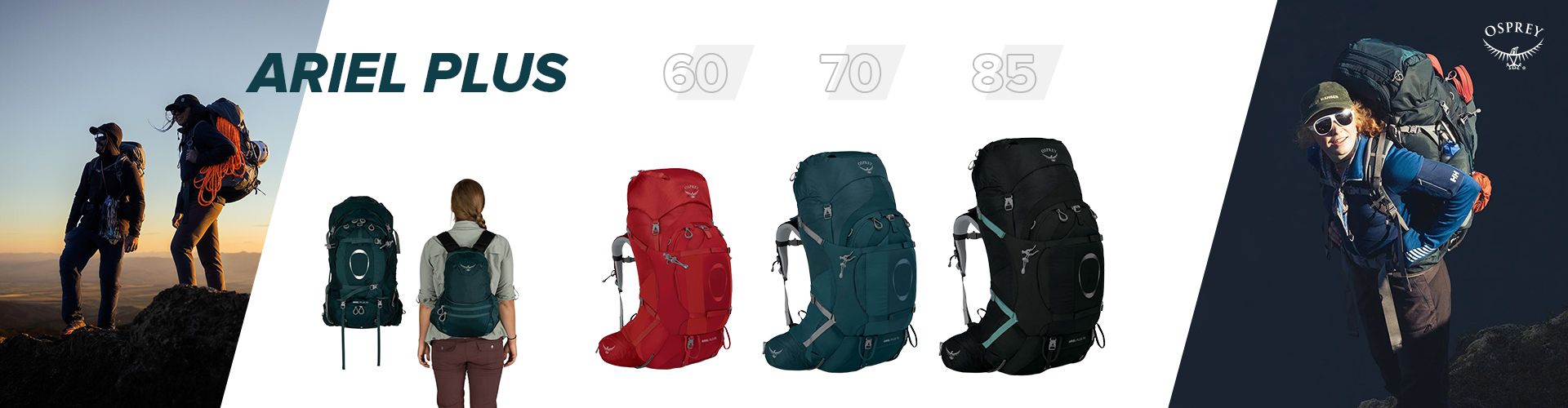 Osprey Ariel Plus 60 / 70 / 85