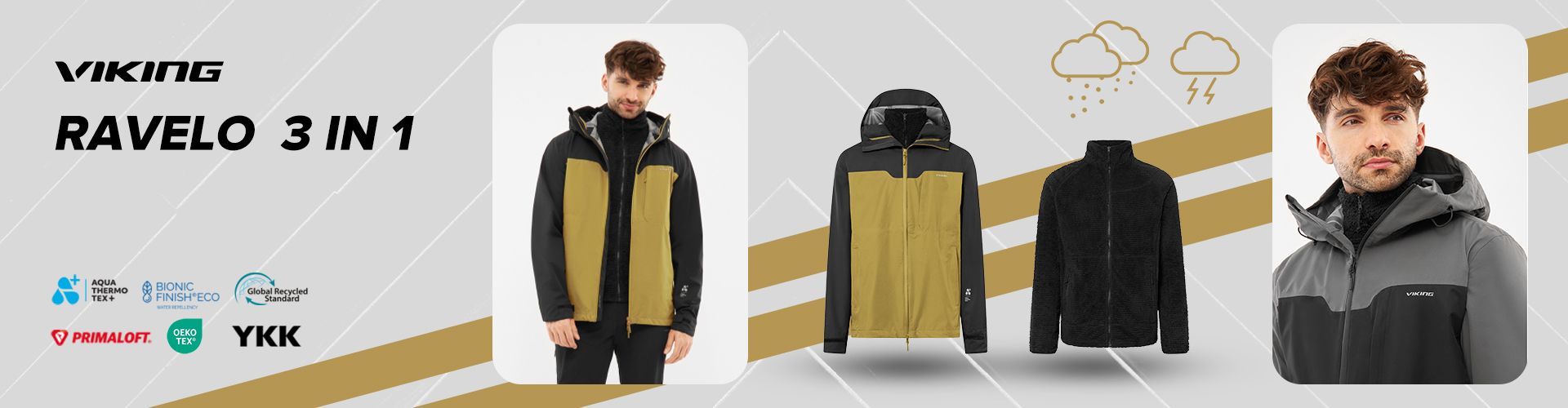 ViKing Jacket Ravelo 3 in 1 Man